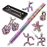 Fidget Pen, Magnetic Fidget Cool Gadgets Pen, Decompression Magnet Pen Fidget Toy, Relieve Pressure Novel Toy Fidget Gift for Kids, Boys, Girls, Teens or Friends for Birthday Christmas (Mixcolor)