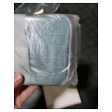 New Travel Jewelry Case, Jewelry Travel Case for Women, Small Jewelry Travel Case for Crystal Bracelets, Rings, Bangles with Smooth Metal Zipper, Elegant Jewelry Storage Pouch for Journey, Ice Blue