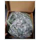 LITBLOOM Lighted Olive Garland Battery Operated with Timer 96 Fairy Lights 6FT, Artificial Greenery Twig Vine Lights for Christmas Spring Fireplace Mantle Decoration Indoor Outdoor