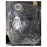 Deconovo Blackout Curtains - Thermal Insulated, Noise-Reducing Window Drapes for Bedroom, Living Room -2 Panels, Black, 52W x 84L