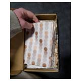 Tenare 12 Pcs Small Gift Bags Mini Metallic Paper Bag Bulk Tiny with Handle Tissue Paper for Gift Wrapping Happy Valentines Day Chinese New Year Birthday Party(4 x 2.75 x 4.5 Inch,White Rose Gold)