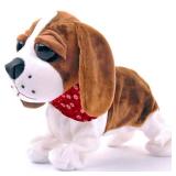 Liberty Imports Cute Interactive Puppy Dog Plush - Animated Walking Barking Sitting Electronic Toy Pet with Sound and Touch Control - Animal Companion for Kids