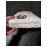 NICETOWN White Sheer Linen Curtains for Living Room 84 inch Length 2 Panels Set, Grommet Semi Sheer Privacy with Light Filtering Flax Window Treatments for Bedroom, W52 x L84