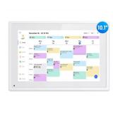 Digital Calendar, 10.1 Inch Smart Electronic Desk Calendar & Chore Chart, Touchscreen Interactive Display for Family Schedules with Meal Planner & Picture Frame & Lists