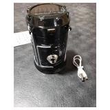 Dewould Portable Solar Rechargeable LED Camping Light,with USB Charging Port,Suitable for Hiking,Night Fishing,Emergency Use