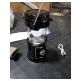 Dewould Portable Solar Rechargeable LED Camping Light,with USB Charging Port,Suitable for Hiking,Night Fishing,Emergency Use