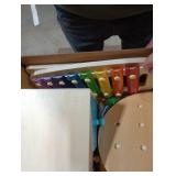 WOODMAM Wooden Montessori Toys for 1+ Year Old, 9 in 1 Learning Educational Toys for Toddler with Educational Box, Xylophone, Pound Bench, Shape Puzzle and More, Baby Toy Gift for 12-18 Months