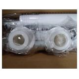 Tension Curtain Rod 30 To 63 Inch White Tension Rods Adjustable Spring Loaded Curtain Rods 7/8 Curtains Rods No Drilling Tension Rods For Windows Bedroom Closet Doorway Door