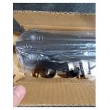 SMODBRODRE Black Curtain Rods for Window 28 to 48, 5/8 inch Small Decorative Curtain Rod Set with Brackets