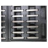 Metal Stamp Number & Letter Punch Set (39 Piece - Industrial Grade Steel Stamps) 1/4 Letters A-Z, Numbers 0-9, and 4 Extra Symbols - Hard Shell Plastic Storage Case
