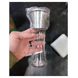 HOME EC Original Stainless Steel Salt or Pepper Grinder 1pk - Adjustable Ceramic Sea Salt Grinder or Pepper Mill - Tall Glass Spice Shaker - Spice Mill w/EBook