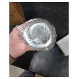 HOME EC Original Stainless Steel Salt or Pepper Grinder 1pk - Adjustable Ceramic Sea Salt Grinder or Pepper Mill - Tall Glass Spice Shaker - Spice Mill w/EBook