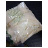 OVZME Cream Sheer Curtains 96 Inches Long 2 Panels - Soft Light Filtering Window Sheer Panels for Living Room/Bedroom, Top Dual Rod Pocket, 1 Pair, Each 42Wx84L Inches