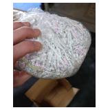 Caleihd Crinkle Cut Paper Grass Cushion Paper Streamer for Christmas Wedding Birthday Bridesmaid Engagement Craft Gift Boxes Bags Filler Decoration 4.5oz Diamond White