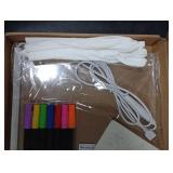 LED Drawing Board, Class Valentines Day Gifts for Kids Toys, 17 Light Up Acrylic Dry Erase Led Note Board with Colors, Doodle Glow Board, Magic Drawing Tablet as Birthday Gifts for Girls Boys