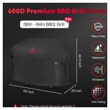 Comnova Grill Cover 65 Inch - 7131 BBQ Cover for Weber Genesis 400 Series and 4 Burner Gas Grill, 600D Heavy Duty & Waterproof Cover for Weber Genesis E435, E410, E440 (Not Fit 2022 Genesis E-435)