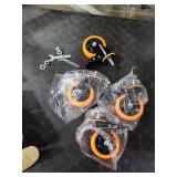 4 Inch Caster Wheels 2000Lbs, Threaded Stem Casters Set of 4 Heavy Duty, 1/2-13 x 1 (Screw Diameter 1/2, Stem Length 1), Safety Dual Locking Industrial Castors, Wheels for Cart, Furniture