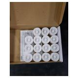 Homemory 15Pcs Flickering Flameless Candle Battery Operated, 200+Hours Fake Electric LED Tea Lights for Votive, Centerpiece Table Decorations, Wedding, Aniversary, Halloween, Christmas