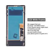 ZTOOYO Amoled for Google Pixel 6 Pro Screen Replacement with Frame for Pixel 6 Pro Screen Replacement G8VOU GLUOG LCD Display digitizer Touch Screen Assembly with Repair Part Tools 6.7