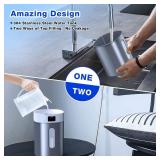 4L Ultrasonic Cool Mist Humidifier with 304 Stainless Steel Tank, Auto Humidity Control, Night Light, and Timer - For Large Rooms and Baby