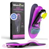 Welnove Running Insoles for Men & Women with Metatarsal Pad for Metatarsalgia,Orthotic Arch Support Insoles for Plantar Fasciitis, Morton