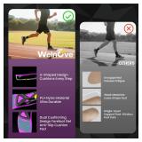 Welnove Running Insoles for Men & Women with Metatarsal Pad for Metatarsalgia,Orthotic Arch Support Insoles for Plantar Fasciitis, Morton