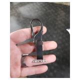 HonLanful Necklace Keychain Pendant Compatible with Google Pixel Watch Band for Women Men, Holder Clip for Google Pixel Watch 1, 2, 3 41mm Watch Accessories (black)