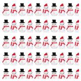 Soaoo 50 Pcs Winter Mini Snowman Figurines 2 Types Tiny Resin Snowman Decoration with Top Hat Xmas Micro Landscape Ornament Mini Garden Dollhouse Accessories for Crafts DIY Xmas Winter Party