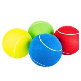 Multi-Color Large Tennis Style Balls 4pk
