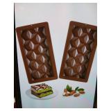 Deep Chocolate Bar Molds 2pk