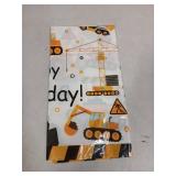 Construction Birthday Tablecloth Dump Truck Table Covers for Construction Theme Boys Baby Shower 1st 2nd 3rd 4th Bday Party Table Supplies Decorations