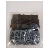 DOK TigerToes Premium Non-Slip Dog Socks for Hardwood Floors - Extra-Thick Grip That Works Even When Twisted - Prevents Licking, Slipping, and Great for Dog Paw Protection - Size Large