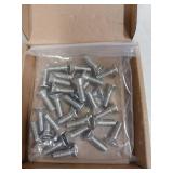 1/4-20 x 3/4" (28 Pack) Phillips Flat Head Machine Screws, Stainless Steel 304 (18-8), UNC Coarse Thread, Countersunk Head Machine Screws, Phillips Drive #3