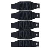 4 Pack Dog Diapers Male Reusable, Premium Belly Bands for Male Dogs, High Absorbing Dog Pee Wraps for Doggie in Incontinence or Excitable Urination and Training Black S