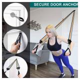 Resistance Bands Door Anchor Attachment Secure Door Anchor Heavy Duty Door Anchor for Resistance Bands Door Jamb Anchor Fitness Workout Band Door Anchor (Larger/Won