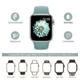 Sport Bands Compatible with Apple Watch Band 38mm 40mm 41mm 42mm 44mm 45mm 49mm 46mm,Silicone Waterproof Strap for iWatch Apple Watch Series 11 10 9 Ultra 8 7 6 5 4 3 2 1 SE Women Men 5 pack