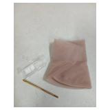 Hanaive 11 Pieces Wig Making Kit Including 6 Swiss Lace Net and Brass Ventilating Holder with 4 Ventilating Needles Wig Kit for Lace Front Wigs for Beginners(Light Brown)