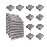 Acoustic Foam Panel Set - Studio Sound Treatment 12x12x1