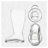 BAVARIA TRACHTEN Das Boot 1L Beer Glass, Authentic German Beer Boot Mug Spaten Cowboy Style Giant 1 Liter Drinking Glass for Oktoberfest, Bars & Parties