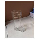 BAVARIA TRACHTEN Das Boot 1L Beer Glass, Authentic German Beer Boot Mug Spaten Cowboy Style Giant 1 Liter Drinking Glass for Oktoberfest, Bars & Parties