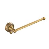 Wall Mounted Bathroom Towel Holder, Bath Towel Hanger Antique Brass Pattern Carving,Brushed Bronze