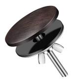 LEIFIDE 2 Inch Kitchen Sink Hole Cover Faucet Sink Hole Cap Stainless Steel Stopper Plug Plate Metal Blank for Bathroom Soap Dispenser Wash Basin(Oil Rubbed Bronze)