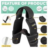 Lyderpet Dog Elbow Protector Brace for Canine Pads Elbow&Shoulder Support Callus, Hygroma, Dysplasia, Arthritis, Dislocation, Pressure Sores, with Metal Splints Wrap Both Left and Right Front Legs