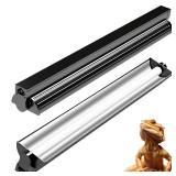 REPTIDLDB 8W T5 10.0 UVB Reptile Light Fixture 12 inch High Output UVA UVB Light for Bearded Dragons, Turtles & Snakes Compact UVB Lamp for Desert & Tropical Reptiles UVB 10.0-Desert, 12INCH-8W