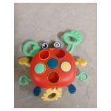 Christmas Stocking Stuffers for Toddlers Airplane Travel Toys for Toddler 1-3 Sensory Montessori Toys for 1+ Year Old Silicone Pull String Road Trip Car Seat Travel Activities Essentials 18+ Months