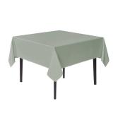 sancua Square Tablecloths 54x54 Inch - Sage Green Fabric Table Cloth for Square or Round Tables, Washable Polyester Table Cover for Dinner, Holiday Party, Decorative Display Tables