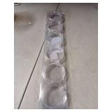 Kutesna 12 PCS Clear Plastic Shower Curtain Rings, Easy Snap Closure Shower Curtain Hooks