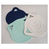Sodapo 7in Cat Trivets 3pc Set