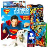 DC Comics Superman Coloring and Activity Book Set for Kids Ages 4-8 - Bundle with Superman Coloring Pages and 2 Board Books Plus Superman Stickers, More | Superhero Activity Book Set for Boys