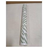 Guvana Green and White Line Pattern Perl and Stick Wallpaper 17.7 x 197in